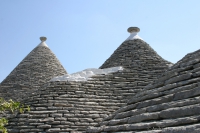 Dachy domków trulli