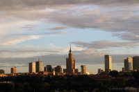 Warszawa o zachodzie